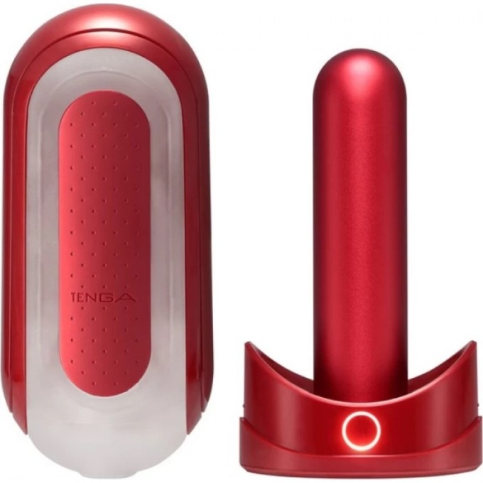 Мастурбатор с подогревом TENGA FLIP ZERO RED WARMING TFZ-003W