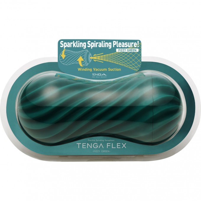 Мастурбатор TENGA FLEX FIZZY GREEN FLX-004