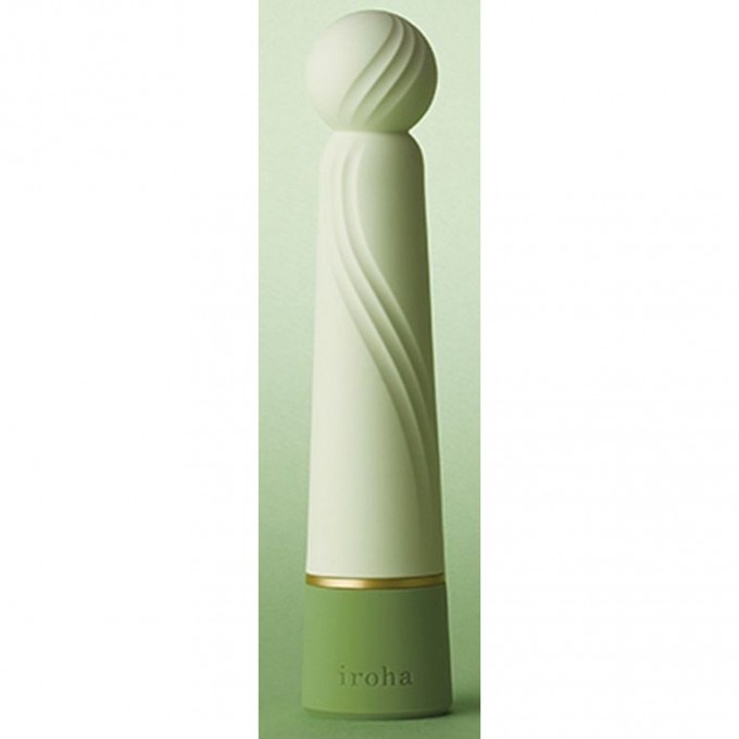 Вибратор Iroha Hisui Rin+ перезаряжаемый, салатовый MRP-01